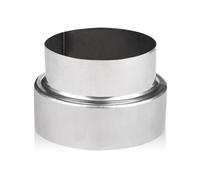 BNGXR Reducción de Tubo, Acero Inoxidable Adaptador de Reducción, Resistente a Temperaturas Altas Escape de Acero Inoxidable Conector Chimene de 120 mm a un tubo de 100 mm