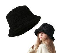 BNGXR Sombrero Pescador Grueso de Invierno Sombrero de Pescador de Felpa Gruesa Color Sólido Gorro Cálido de Piel Sintética Sombreros de Pescador Peludo Grande Gorro Abrigado a Prueba de Frío