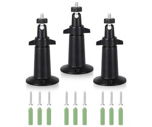 BNGXR Soporte De Pared Para Cámara De Seguridad, 3 Piezas Soporte Camara Vigilancia, Brazo De Montaje Interior/exterior Cámara De,Soporte Giratorio 360°,Para Cámara De Vigilancia CCTV