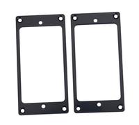 Bnineteenteam 2 Piezas Guitarras eléctricas Metal Humbucker Pickup Frame Piezas de Repuesto 3 Colores para Elegir(Negro) Marco Humbucker