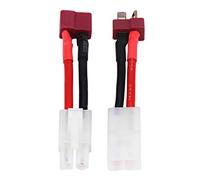 Bnineteenteam 2 Unids/Set T Plug Hembra/Macho a Macho/Hembra Adaptador Conector Cable 14 AWG Alambre RC Accesorio