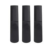 Bnineteenteam 3pcs Saxo Alto saxofón cañas Resina saxofón caña 2.5 Reed Accesorio Negro para Principiante Estudiante Caña Resina Saxofón Tenor