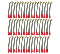 Bnineteenteam 50 Cuerdas de Afinación de Piano, Hebilla de Metal y Cuero, Herramienta de Paso de Cuerda de Precisión, Ideal para Mantenimiento y Reparación de Piano Vertical (DE Verde)