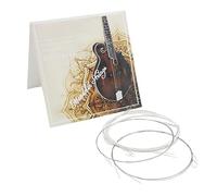 Bnineteenteam 8 Cuerdas para Mandolina, Aleación de Cobre Chapada en Plata para un Sonido Claro, Cuerdas de Repuesto Fáciles de Instalar para Músicos