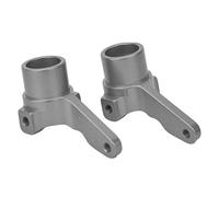 Bnineteenteam Accesorios para Vehículos, Copa de Dirección Vertical con Brazo Articulado de Aleación de Aluminio, Piezas Mejoradas de Alto Rendimiento para Coche 4WD Optima RC (Silver)