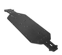 Bnineteenteam Accesorios RC, Actualización de Chasis de Aleación de Aluminio para Automóvil con Control Remoto a Escala 1/10, Reemplazo Liviano para Vehículos HSP 94107 94111 (Black)