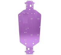 Bnineteenteam Accesorios RC, Actualización de Chasis de Aleación de Aluminio para Automóvil con Control Remoto a Escala 1/10, Reemplazo Liviano para Vehículos HSP 94107 94111 (Violeta)