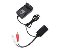 Bnineteenteam Adaptador Bluetooth para Automóvil, Receptor de Audio AUX Inalámbrico Bluetooth 5.0 con Entradas Duales para Reproducción de Música y Llamadas Manos Libres en Vehículos