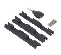 Bnineteenteam Adaptador Convertidor de Caja de Aleta Future, Kit de Conversión de Enchufe de Aleta de Tabla de Surf de Plástico Profesional, Portátil y Liviano, con Tornillos para Llave de Aleta