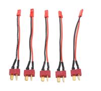 Bnineteenteam Adaptador de Conector de Clavija ESC JST a T de Control Remoto, Cable de Cobre Compacto y Duradero para Drones, Barcos, Vehículos RC 10A 20A 30A