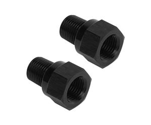Bnineteenteam Adaptador de Medidor de Presión de Aceite, 1/8 pulg. NPT Macho a Rosca Hembra M10 X 1.0 Accesorio de Aleación de Aluminio para una Lectura Precisa, con Conexión Fuerte y Diseño