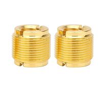 Bnineteenteam Adaptador de Tornillo de micrófono Clip de micrófono Universal para micrófono con Adaptador Macho de 5/8 Pulgadas a Adaptador Hembra de 3/8 Pulgadas, Paquete de 2 Rosca Microfono 13Mm