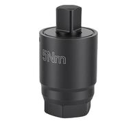 Bnineteenteam Adaptador de Torsión, Acero con Revestimiento Negro, Convierte Llave de Trinquete con Accionamiento de 3/8 de Pulgada en Llave de Torsión para Reparaciones de Automóviles y Proyectos