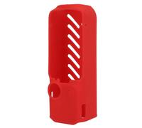 Bnineteenteam Agarre Seguro, Diseño Elegante, Manga Protectora de Silicona de Disipación de Calor para Cámara de Acción de Bolsillo 3 con Agujeros Huecos (Rojo)