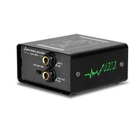 Bnineteenteam Aislador de Bucle de Tierra, Transformador de Señal de de Metal para Estudio en Casa, Estéreo de Coche, Eliminador de Zumbidos de 2 Canales con Entradas XLR y TRS