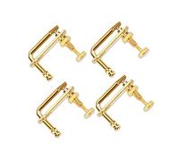 Bnineteenteam Ajustador de afinadores de violín, 4 Piezas Alloy wittner 4/4, Herramienta de Ajuste Fino para Cuerdas, para música clásica, Estudiantes de música, Profesionales, afinar violín en casa