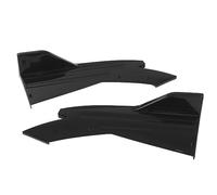 Bnineteenteam Alerón Divisor de Parachoques Trasero de Coche de 2 Piezas, Faldón Lateral de ABS Negro Brillante, Ajuste Universal para Vehículos Modernos con Diseño Elegante y Fácil Instalación