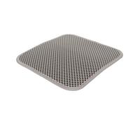 Bnineteenteam Alfombrilla para para Gatos, Almohadilla para Atrapar de Material EVA con Diseño a Prueba de Orina para Protección de la Entrada del Inodoro para Gatos (Grey)