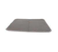 Bnineteenteam Alfombrilla para para Gatos, Almohadilla para Atrapar de Material EVA con Diseño a Prueba de Orina para Protección de la Entrada del Inodoro para Gatos (Grey)