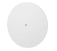 Bnineteenteam Alfombrilla para Tocadiscos, Almohadilla Acrílica Antideslizante para Tocadiscos, Reducción de Ruido y Absorción de Impactos para DJ y Audiófilos (Blanco lechoso)