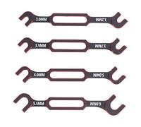 Bnineteenteam Alicates para Amortiguadores RC, Kit de Herramientas de Aleación de Aluminio para Amortiguadores y Tensores de Automóviles RC, 8 Tamaños de 3,0 Mm a 6,0 Mm para Mantenimiento de