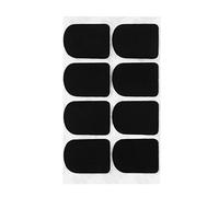 Bnineteenteam Almohadilla de Parches de Boquilla de saxofón para Clarinete de saxofón Tenor Alto Soprano (0.3/0.5/0.8mm, 2 Colores, 2 Formas(0.5mm Black Round)