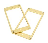 Bnineteenteam Anillo de Pastilla Humbucker, Aleación de Aluminio, Ligero con Tornillos de Montaje, Fácil de Instalar, Compatible con la Mayoría de Guitarras Eléctricas (GOLD)