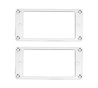 Bnineteenteam Anillo de Pastilla Humbucker, Aleación de Aluminio, Ligero con Tornillos de Montaje, Fácil de Instalar, Compatible con la Mayoría de Guitarras Eléctricas (SILVER)