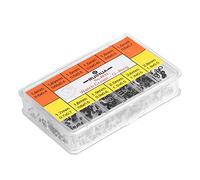 Bnineteenteam Anillos Tóricos de Goma para de Reloj, Sellos Impermeables para Reparación de Relojes, 12 Tamaños con Caja de Almacenamiento Organizada