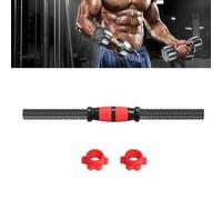 Bnineteenteam Barra con Mancuernas, Varilla De Levantamiento De Pesas De Hierro Fundido, Conexión Segura Y Antideslizante, Equipo De Ejercicios para Gimnasio En Casa De 35 Cm para Entrenamiento De