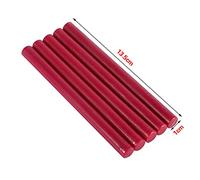 Bnineteenteam Barras de Cera para Sellar, Coloridas Barras de Cera para Sellar de 10 Colores con Función Antiadherente para Tarjetas de Invitación de Boda y Cumpleaños (borgoña)