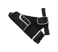 Bnineteenteam Bolsa de Soporte para Tiro con, Tela Oxford Liviana, Cómoda Cintura, Organiza Flechas para Caza y Práctica de Tiro, Adecuada para Recurvo Compuesto (Black)