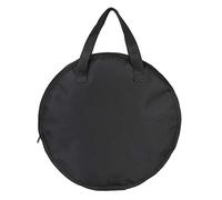 Bnineteenteam - Bolsa de tambor portátil de 12 pulgadas para práctica de tambores de pulgar, bolsa de tela Oxford negra, tamaño compacto, resistente al óxido, bolsa de transporte con cremallera