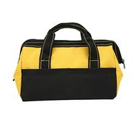 Bnineteenteam Bolsa de Transporte para Herramientas, Bolsa de Mano para Herramientas de Mano, Resistente Al Agua, con Boca Ancha de 16 Pulgadas, para el Hogar y el Lugar de Trabajo (Yellow)