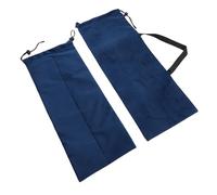 Bnineteenteam Bolsa Mahjong, Bolsa Portátil de Terciopelo con Cordón y Asa para Bastidores Mahjong de 4 Ranuras, Marino para Noches de Juegos y Viajes