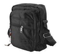 Bnineteenteam Bolso de Hombro de Hombres de Gran Capacidad Informal Bolso de para Hombres de Tela de Oxford, Múltiples Formas de Usar, Correa de Hombro Ajustable (Black)