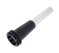 Bnineteenteam Boquilla de Trompeta, Accesorio de Instrumento de Latón de Tono Brillante ABS de Metal para Estudiantes y Profesionales (BLACK)