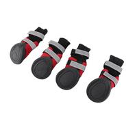 Bnineteenteam Botas para Perros, Zapatos Impermeables de Caña Alta para Perros Grandes con Características Antideslizantes, Uso en Invierno Al Aire Libre (L)