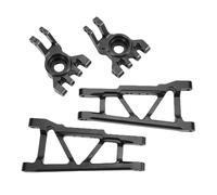 Bnineteenteam Brazos de Control, Juego de Husillo de Dirección de Suspensión RC de Aleación para BL 2S Slash 4X4, Piezas Mejoradas de Alta Resistencia para Rendimiento Todoterreno