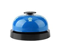 Bnineteenteam Campana para Perros, Juguete Interactivo de Hierro para Perros y Gatos, Herramienta de Entrenamiento con Opciones Coloridas para Tiempo de Juego y Obediencia de 2,75 Pulgadas (Blue)
