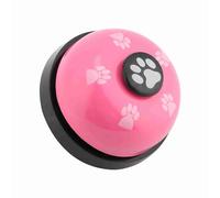 Bnineteenteam Campana para Perros, Juguete Interactivo de Hierro para Perros y Gatos, Herramienta de Entrenamiento con Opciones Coloridas para Tiempo de Juego y Obediencia de 2,75 Pulgadas (Pink)