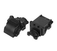 Bnineteenteam Carcasa RC, Cubierta Inferior Superior de Caja de Cambios de Aleación de Aluminio para Modelo de Automóvil con Control Remoto 144001, Actualización Elegante, Fácil Instalación, (Black)