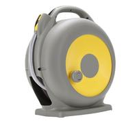 Bnineteenteam Carrete Retráctil para Manguera de Jardín, Manguera de Agua Extensible con 10 Modos de Pulverización y Boquilla Antifugas de 49 Pies para Lavado de Coches y Baño de Mascotas