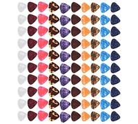 Bnineteenteam Celeras de Guitarra Coloridas de 100 Piezas Celeas de Guitarra Celuloides con 0,46 Mm 0,71 Mm de,96 de Espesor para Bajos Acústicos Eléctricos Ukeleles Ukeleles (0,71 * 100 piezas)