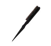 Bnineteenteam Cepillo para Burlas, Peine Ergonómico de Plástico para Peinar y Levantar la Espalda, Ideal para Mujeres que Peinan sobre la Marcha (BLACK)