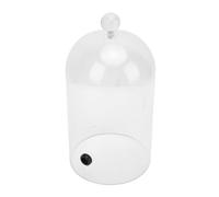 Bnineteenteam Cloche para Fumar, Cubierta de Cúpula Transparente Acrílica con Puerto de Goma para Exhibir Cócteles y Comida para Cocina y Barbacoa (Los 24cm)