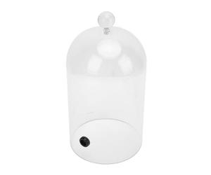 Bnineteenteam Cloche para Fumar, Cubierta de Cúpula Transparente Acrílica con Puerto de Goma para Exhibir Cócteles y Comida para Cocina y Barbacoa (33cm)