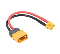 Bnineteenteam Conector de Enchufe XT60 Macho a Hembra XT30, Adaptador de Cobre y Silicona para Batería Lipo RC con Cable de 10cm 18AWG para Drones y Automóviles