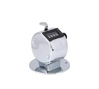Bnineteenteam Contadores manuales de 4 dígitos,Cuenta Manual Contador de clicker de Caja metálica para Puertos Juegos Contador Manual Contador De Personas