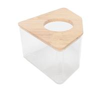 Bnineteenteam Contenedor de Baño de para Hámster, Material PS Transparente con Diseño de ángulo Recto para Mascotas Pequeñas, 5,9 Pulgadas, Fácil Limpieza, Ahorro de Espacio